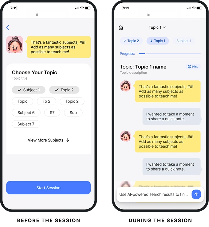TeachMe Keyword Transparency